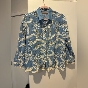 Spiaggia Dolce Embroidered Top